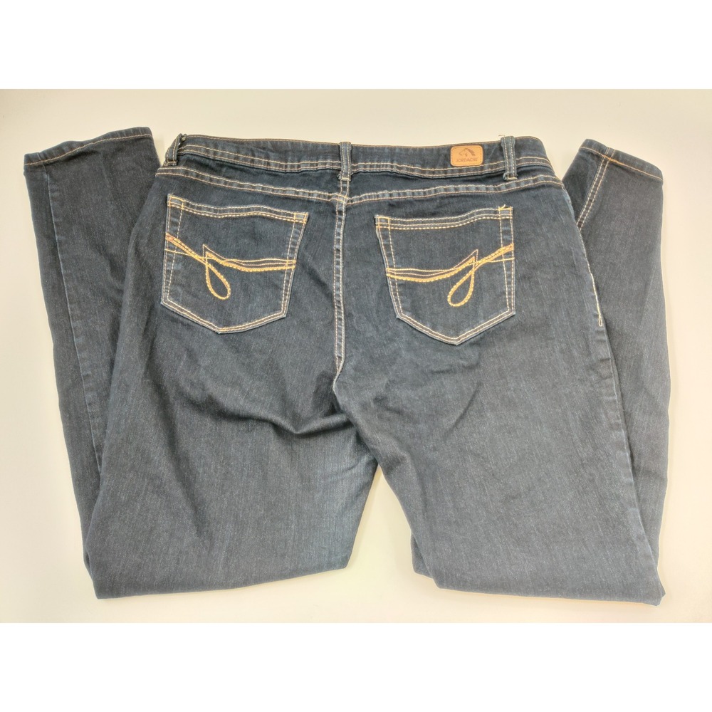 Jordache Skinny Jeans‎ Dark Wash Women's Size 16 Stretch Denim Pants - Picture 2 of 8
